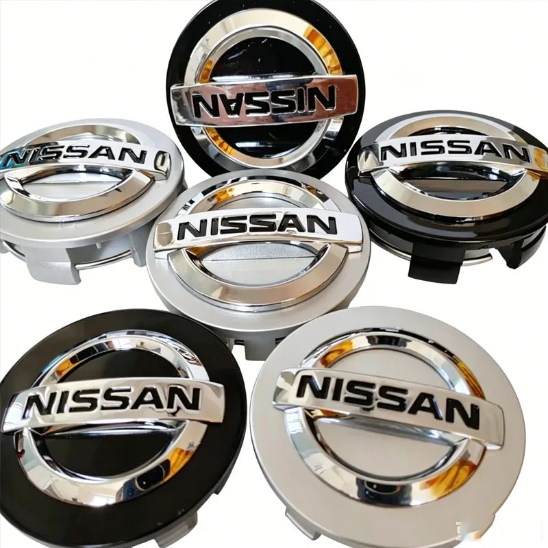 4pcs 54/60mm Car Wheel Center Emblem Hub Cover for Nissan Teana Altima Livina Micra Navara Qashqai Sylphy X-Trail Accessories
