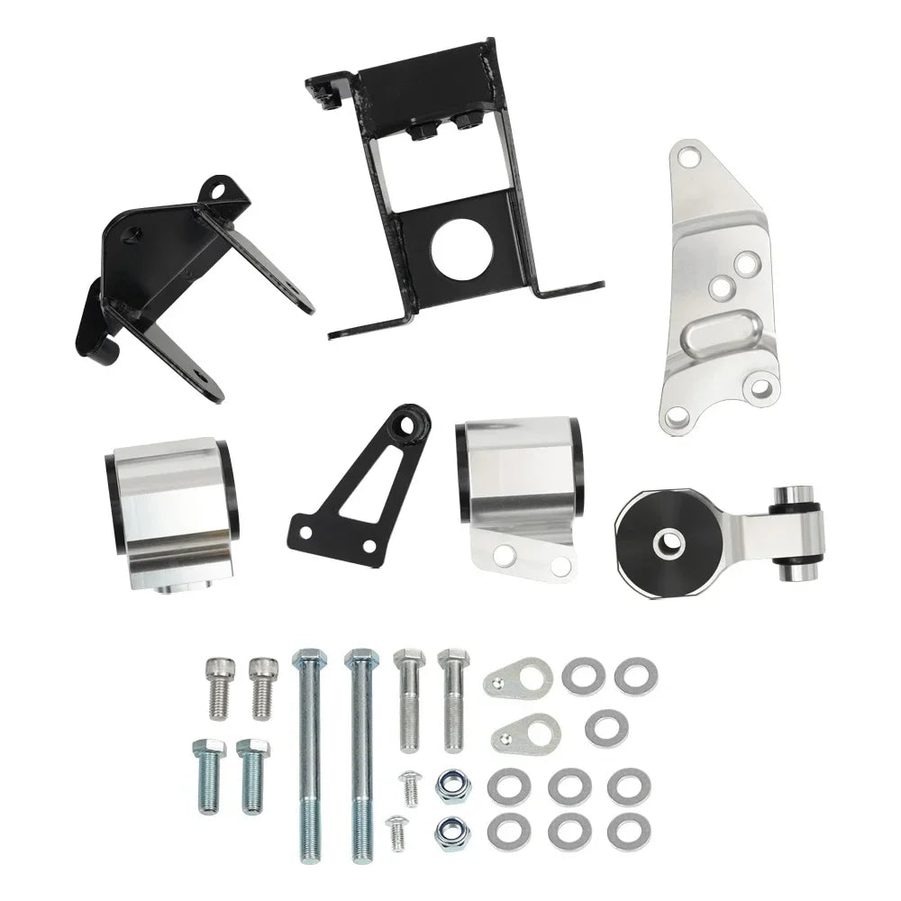 Engine Mounting Bracket Engine Swap Mount Kit Set For 2006-2011 Honda Civic Si K20 K24 FA FG FD