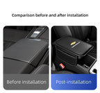 Car Armrest Cushion Leather Arm Rest Box Pad With Storage Bag For Chevrolet Corvette Montana TrailBlazer Silverado Traverse Bolt