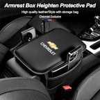 Leather Car Armrest Box Pad Auto Armrest Mat High Quality Accessorie For Chevrolet Camaro Colorado Cobalt Beat Groove Volt Trax