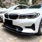 Bumper Lip For BMW 3 Series G20 G21 320i 325i 2019-2022 Car Front Bumper Spoiler Lip Diffuser Splitter Guard Car Body Kit Tuning