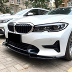 Bumper Lip For BMW 3 Series G20 G21 320i 325i 2019-2022 Car Front Bumper Spoiler Lip Diffuser Splitter Guard Car Body Kit Tuning
