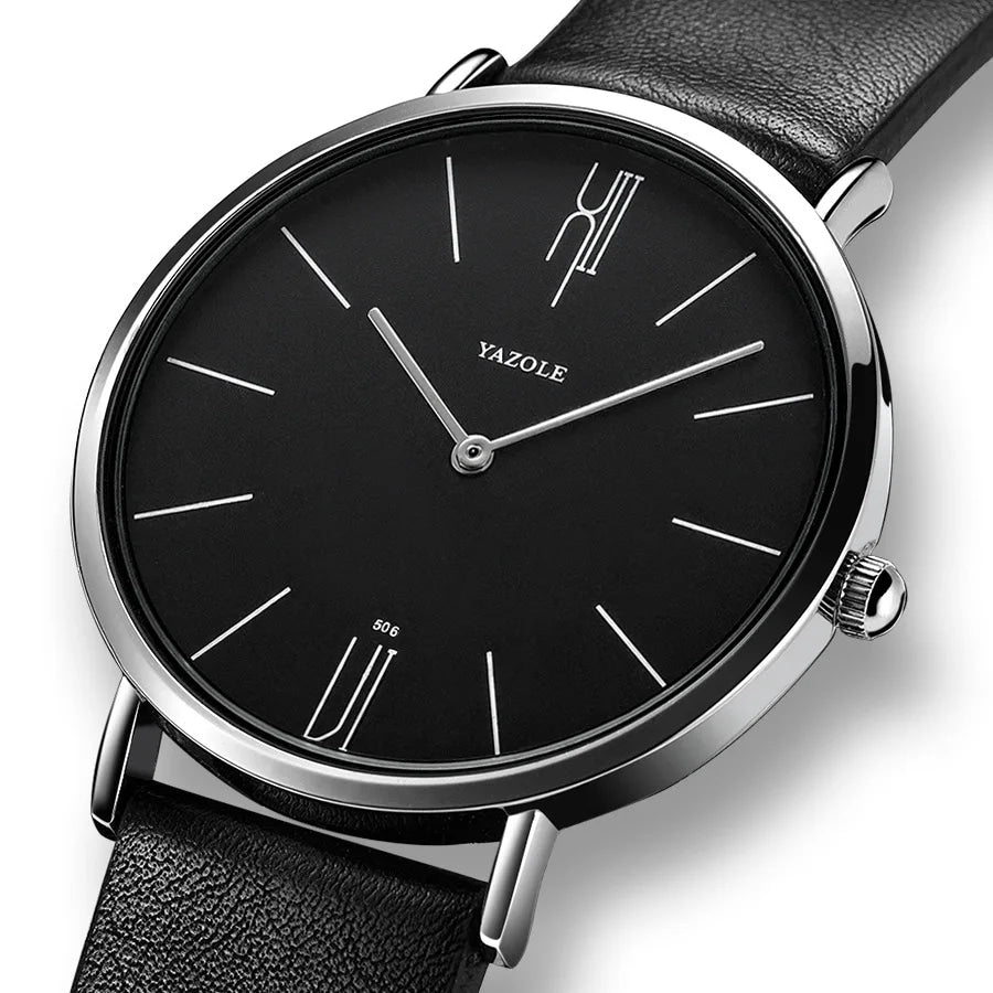 Luxury Top Brand Men's Quartz Wrist Watches Men Business Leather Quartz Clock Women Men's Watches Man's Wristwatch Gifts for Men