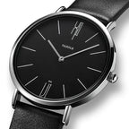 Luxury Top Brand Men's Quartz Wrist Watches Men Business Leather Quartz Clock Women Men's Watches Man's Wristwatch Gifts for Men