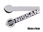 1pcs new aluminum 3D Car Fender side logo Car door Emblem Rear emblem car window sticker styling Accessories For Nissan