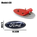 Ford Logo Front Grille Logo Hood Badge Emblem Auto Replacement Accessories For Focus mk2 mk3 Fiesta F150 F250 Ranger Mondeo mk4