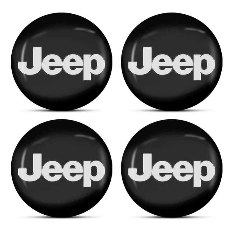 4Pcs 56/60mm Car Wheel Center Hub Cap Car Accessorie for JEEP Wrangler Grand Cherokee JK TJ Compass Renegade Patriot Trail Hawk