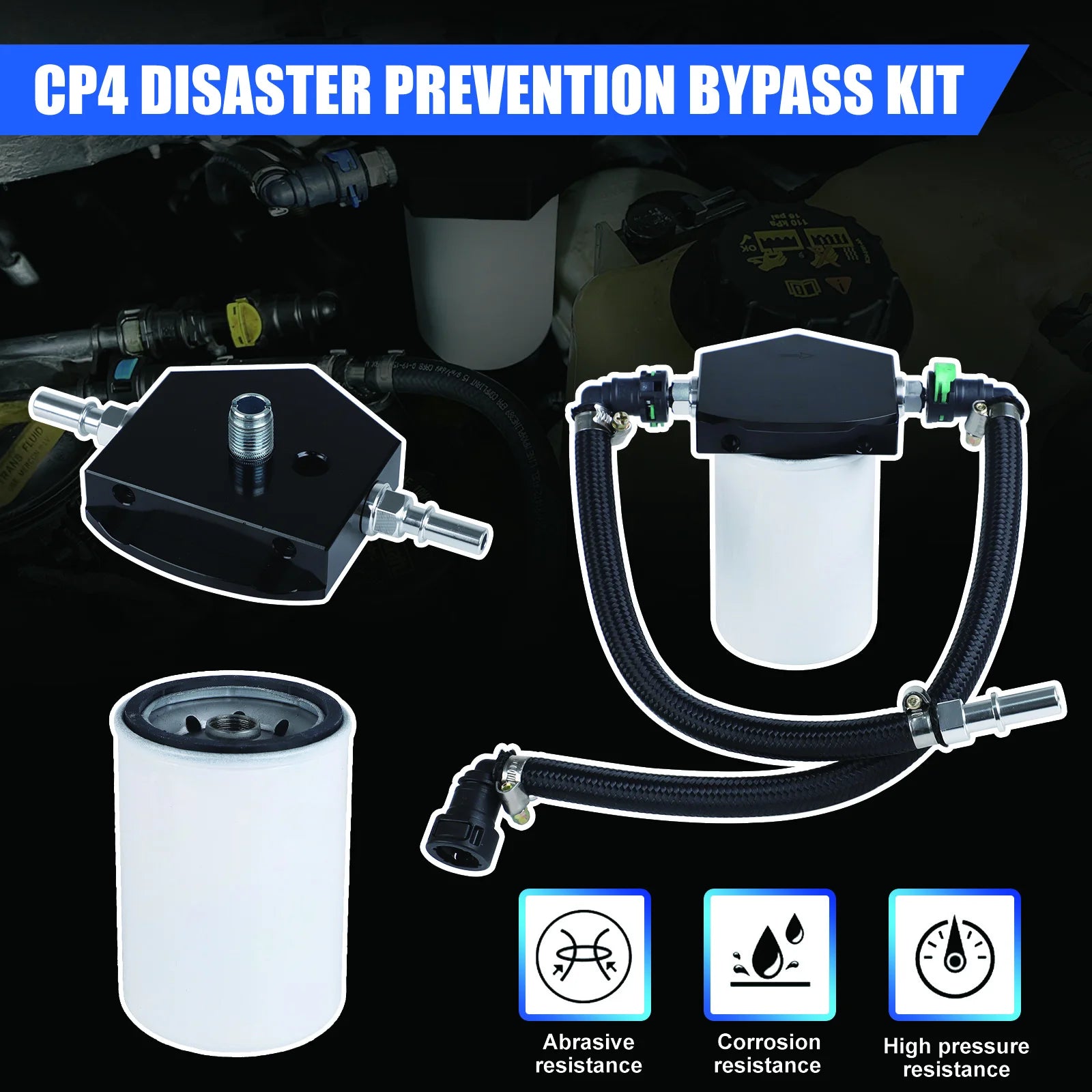 CNPEED Diesel CP4 Bypass Kit Ford F-250 6,7 L Powerstroke 2011-2022 Ford F-350 6,7 L Powerstroke 2011-2022 CP4-6.7F-BP-G2.1