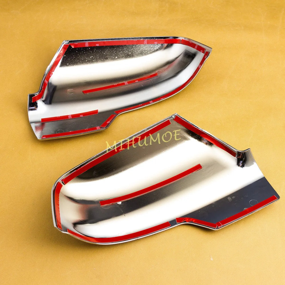 For Dodge Ram 1500 2019 2020 2021 2022 2023 2024 2025 Car Rear View Side Mirror Cover Caps Trim Chrome