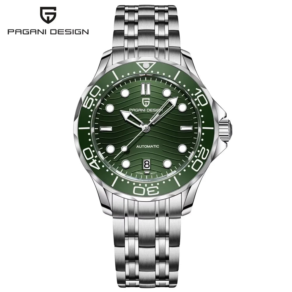 2026 New PAGANI DESIGN Men's Mechanical Watches Top Luxury Automatic Watch For Men AR Sapphire Luminous Waterproof ceramic Bezel
