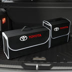 Car interior sticker Car Trunk Storage Box Foldable Felt Organizer Stowing Tidying Box For Toyota Corolla Camry rav4 Yaris hilux