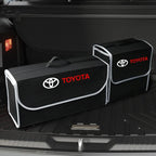 Car interior sticker Car Trunk Storage Box Foldable Felt Organizer Stowing Tidying Box For Toyota Corolla Camry rav4 Yaris hilux