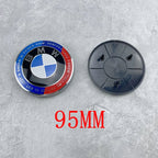 95MM Auto Accessories For BMW G11 G12 G14 G15 G16 G70 G07 G09 Car Hood Front Badge Rear Trunk Emblem 50th Anniversary sticker