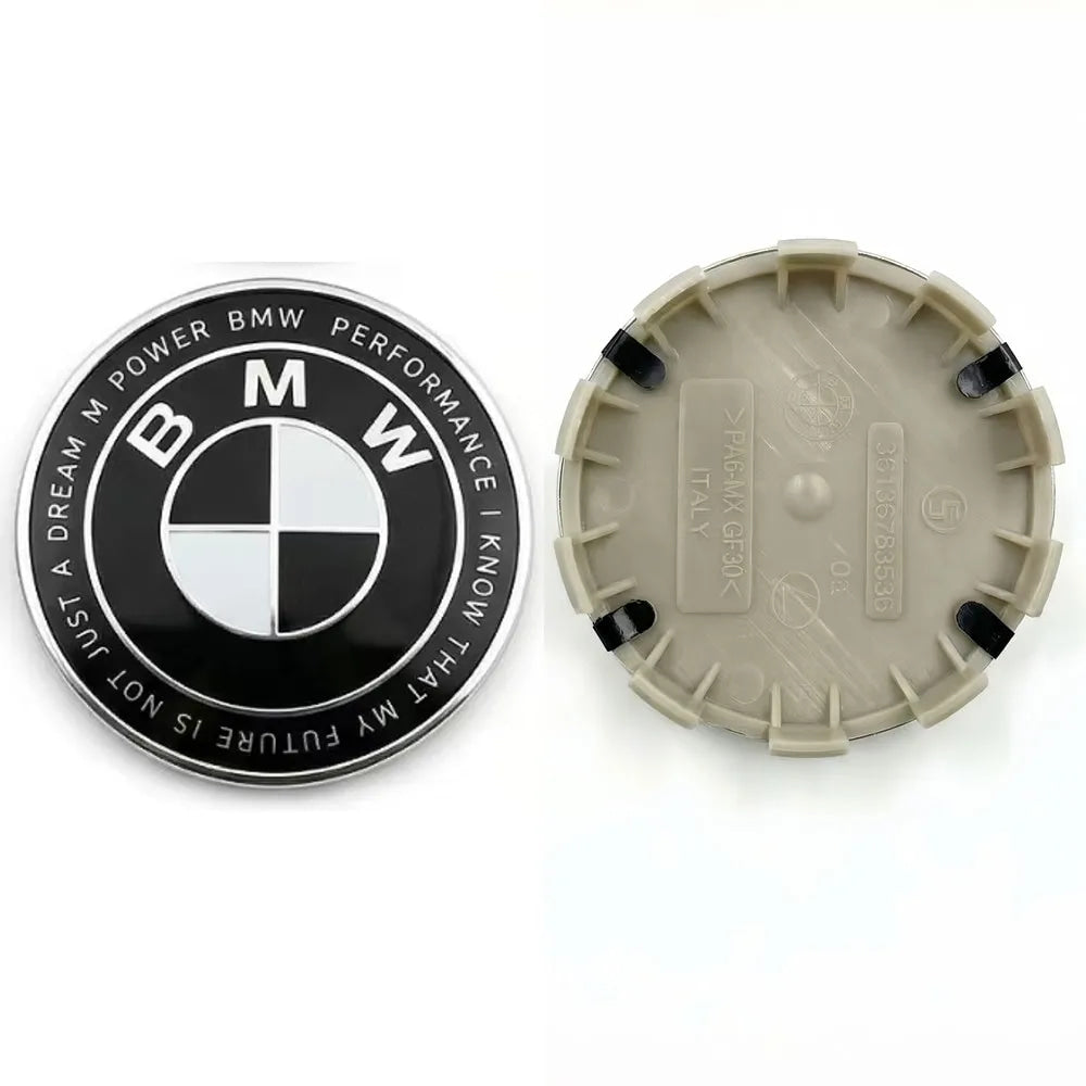 For BMW M X1 X3 X5 X6 X7 1 3 4 5 6 7 Series E36 E39 E46 E60 E90 4pcs 68mm 56mm Car Cover Wheel Hub Center Caps Badge Logo Emblem