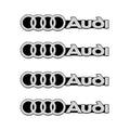 3D Aluminum Car Audio Logo Speaker Emblem Badge Sticker For Audi A3 A4 A5 A6 A7 A1 Q2 Q4 Q3 Q5 Q7 Q8 S3 S4 S5 S6 TT Accessories