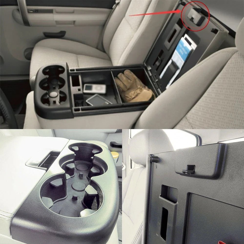 For Chevy/Chevrolet Avalanche Silverado 1500 2500 HD GMC Sierra Yukon XL Center Console Armrest Latch Lid Lock 2007 - 2014