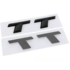 3D ABS Chrome Black TT Logo Car Rear Trunk Emblem Badge Sticker Decals for Audi TT RS MK1 8N 8J MK3 8S MK2 Accessories