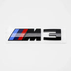 3D ABS Car Fender Trunk Rear Logo Letter Emblem For BMW M Logo M1 M2 M3 M4 M5 E83 F39 F10 F30 F48 M6 M7 M8 Auto Exterior Parts