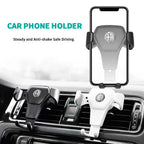 Car Mobile Phone Holder Air Outlet Gravity Sensor Auto Accessories For Alfa Romeo Giulia Stelvio Giulietta 156 159 147 Mito Brer