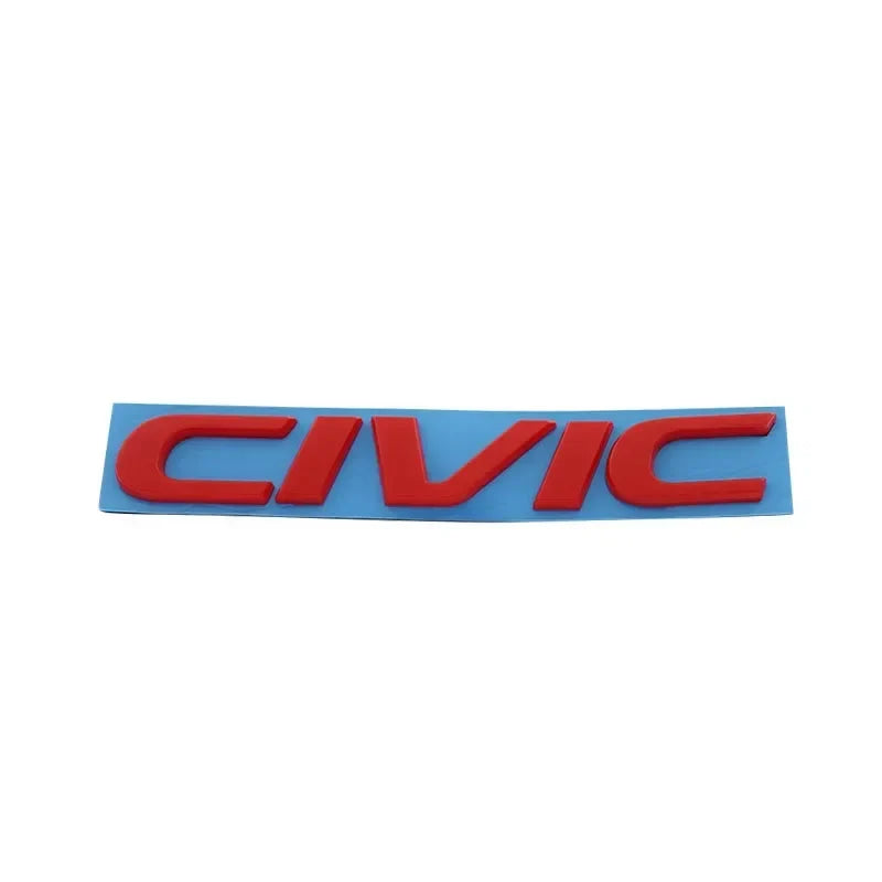 3D TYPER TYPE R for car Hood Fender trunk Rear Nameplate Decal Emblem Badge Sticker
