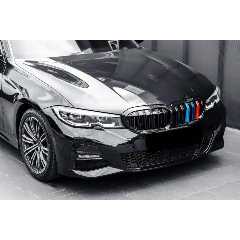 XVIP For BMW G20 3-Series G20 G21 G28 2019-2023 Front Bumper Hood Kidney Racing Grilles Replacement Black Diamond Meteor Style