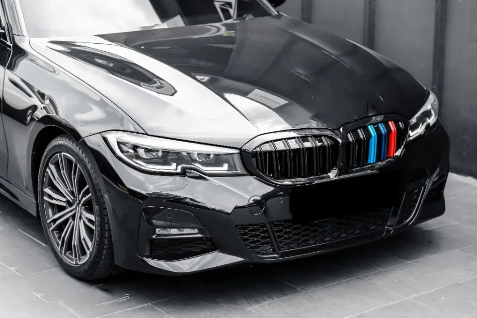 XVIP For BMW G20 3-Series G20 G21 G28 2019-2023 Front Bumper Hood Kidney Racing Grilles Replacement Black Diamond Meteor Style