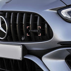3D ABS Logo AMG Emblem Car Front Grille Badge Caps For Mercedes Benz GLC A B C E Class W204 W205 W212 W213 GT AMG Accessories