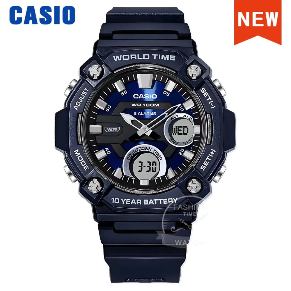 Casio Men's Dual display Multi-function electronic watch AEQ-120W series