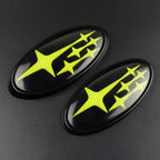 Acrylic Car Front Hood Logo Emblem Rear Trunk Badge Sticker for Subaru Impreza BRZ WRX STI Legacy Outback Ascent XV Accessories