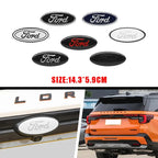 Car Front Grille Emblem Rear Trunk Logo Badge For Ford Fiesta Focus 2 3 Mondeo Edge Ranger Fusion Kuga S-MAX Transit Accessories