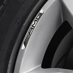 4Pcs Metal Car Wheel Hub Sticker Decorative Accessories For Mercedes Benz AMG GLE GLC W205 W206 W203 W204 W210 W212 W213