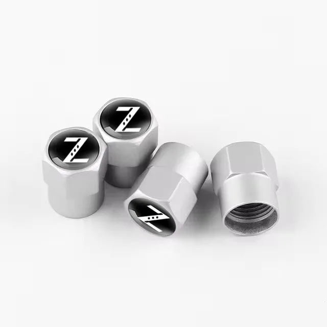 4Pcs Car Styling For Z Badge Aluminium Alloy Wheel Tire Valve Cover Caps Auto Accessories Car Motorcycle For Nissan Accessories