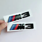 Suitable For BMW Group M3 Emblem Standard Trunk Tail Standard ABS Logo Sticker For BMW E30 E46 E36 E90/E92/E93 F80 GTS CRT CSL