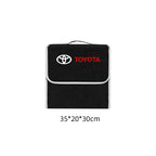 Car interior sticker Car Trunk Storage Box Foldable Felt Organizer Stowing Tidying Box For Toyota Corolla Camry rav4 Yaris hilux