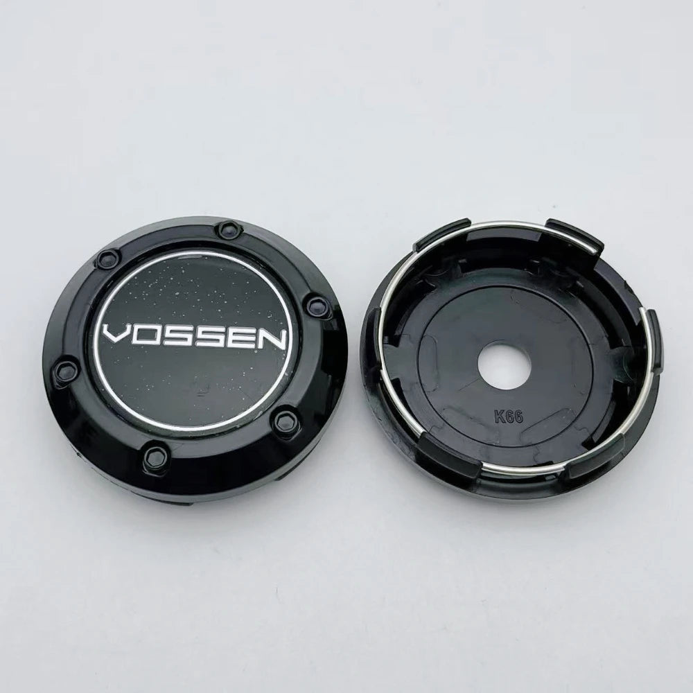 4pcs/Set 66MM 62MM VOSSEN Logo Emblem Badge Car Wheel Center Caps Rim Hubcap Wheel Hub Center Dust Cover Replace Car Accessories
