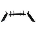 For Chevrolet Camaro 6th Gen 2015-2025 Rear Bumper Diffuser Lip Air Fins Canards Black 5mm Thickness Car Exterior Mod Body Kit