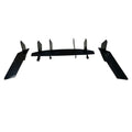 For Chevrolet Camaro 6th Gen 2015-2025 Rear Bumper Diffuser Lip Air Fins Canards Black 5mm Thickness Car Exterior Mod Body Kit