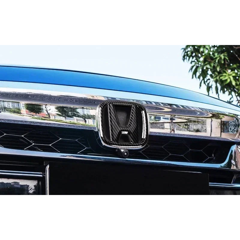 3Pcs Car Front Grille Rear Trunk Badge Steering Wheel Logo Sticker for Honda Accord Civic City XR-V CR-V Inspire Crider Envix