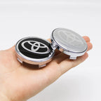 4Pcs Car Wheel Center Hub Caps Emblem Badge Rim Dust Cover For Toyota Corolla Camry Highlander Yaris Prius CHR Auto Accessories