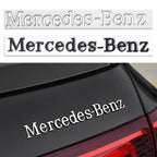 1pcs 3D ABS Car Badge Rear Trunk Body Sticker Emblem Decoration For Mercedes Benz AMG W108 W124 W126 W140 W205 W201