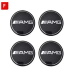 56/60/65mm Car Wheel Center Cover Hub Cap Resin Badge Emblem sticker Decal styling auto Accessories Mercedes Benz AMG  C260 C300