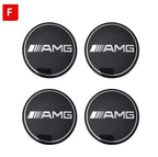 56/60/65mm Car Wheel Center Cover Hub Cap Resin Badge Emblem sticker Decal styling auto Accessories Mercedes Benz AMG  C260 C300