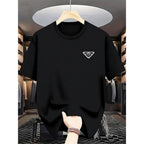 The latest 100% classic printed loose-fitting short-sleeved shirt is a high-quality top suitable for both men and women.