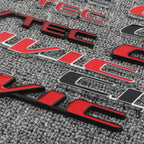 Car Emblem Decals VTEC IVTEC Metal Badge Sticker Accessories For Civic cb400 i-VTEC vfr800 cb750 Accord Odyssey CRV Pilot FIT