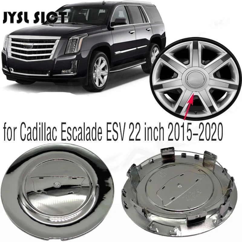 4pcs Lot Chrome Wheel Hub Center Cap for 2015-2020 Cadillac ESCALADE ESV 22' OEM 23432315