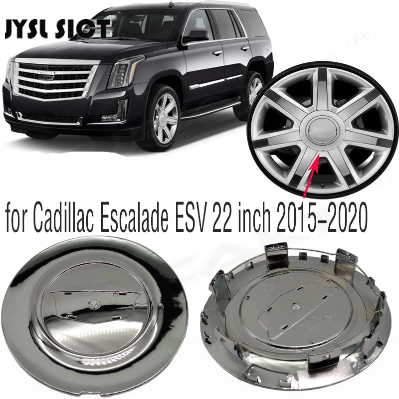 4pcs Lot Chrome Wheel Hub Center Cap for 2015-2020 Cadillac ESCALADE ESV 22' OEM 23432315