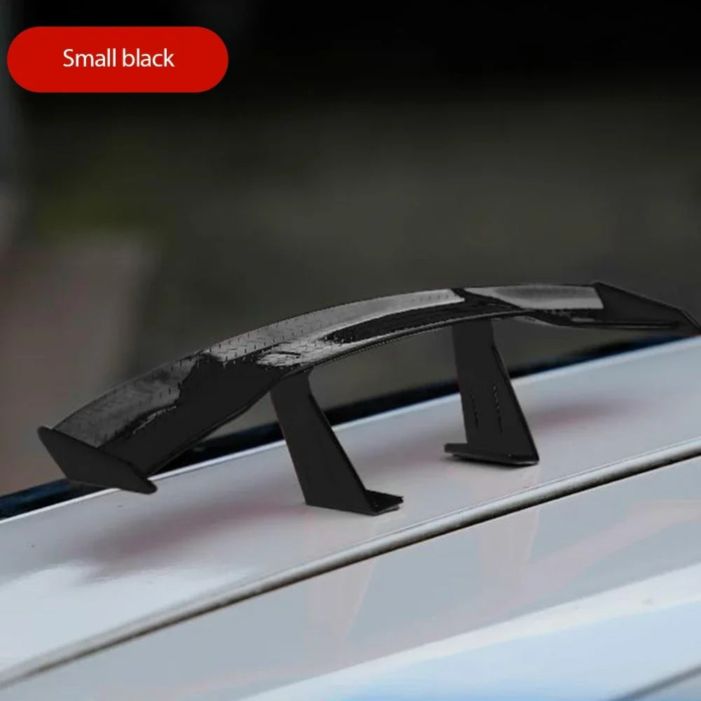 For GT Style Small Rear Trunk Spoiler Wing Car Rear Spoiler Boot Mini Wing Model Decoration Auto Accessories Universal Wing