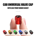 4Pcs Car Wheel Tires  Valve Caps Auto Exterior Accessories For Volkswagen GTI Golf Polo Passat RLine Magotan Jetta Bora Beetle R