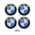 4Pc 65mm 56mm Wheel Center Caps Emblem Badge 50th Anniversary For BMW E39 E46 E90 E60 E87 E53 F10 F20 F30 M X3 X5 X6 Accessories