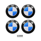 4Pc 65mm 56mm Wheel Center Caps Emblem Badge 50th Anniversary For BMW E39 E46 E90 E60 E87 E53 F10 F20 F30 M X3 X5 X6 Accessories